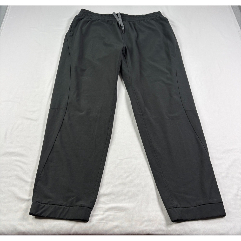 prAna Jogger Pants Men XL Black West Edge Tapered Performance Stretch Athleisure